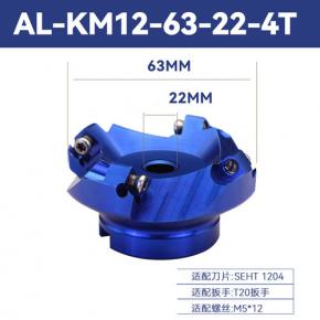 AL-KM12-63-22-4T face mill cutter